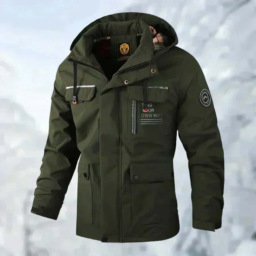 Men's Waterproof Jacket - Lightweight, Insulated, and Breathable Winter Coat