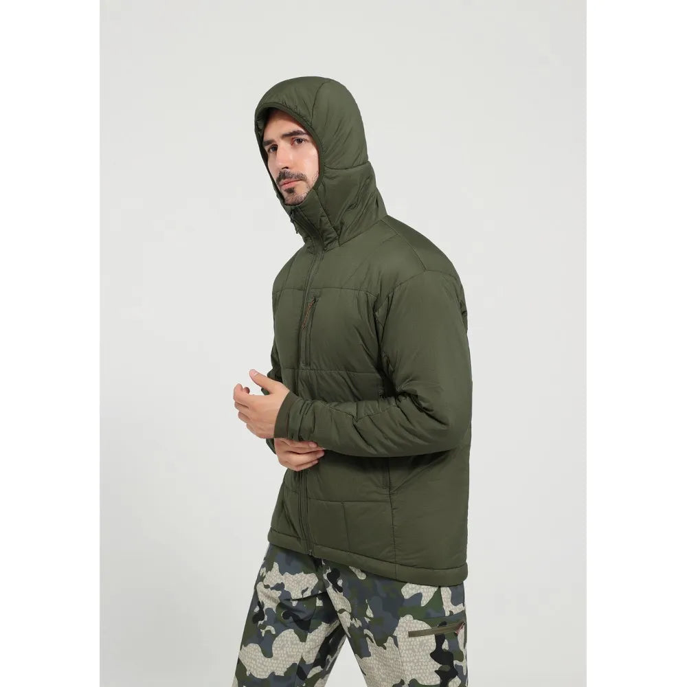 Men's Lightweight Waterproof Insulated Jacket – Nylon 66 Fabric for Outdoor Activities, Comfortable Fit, Ideal for Winter