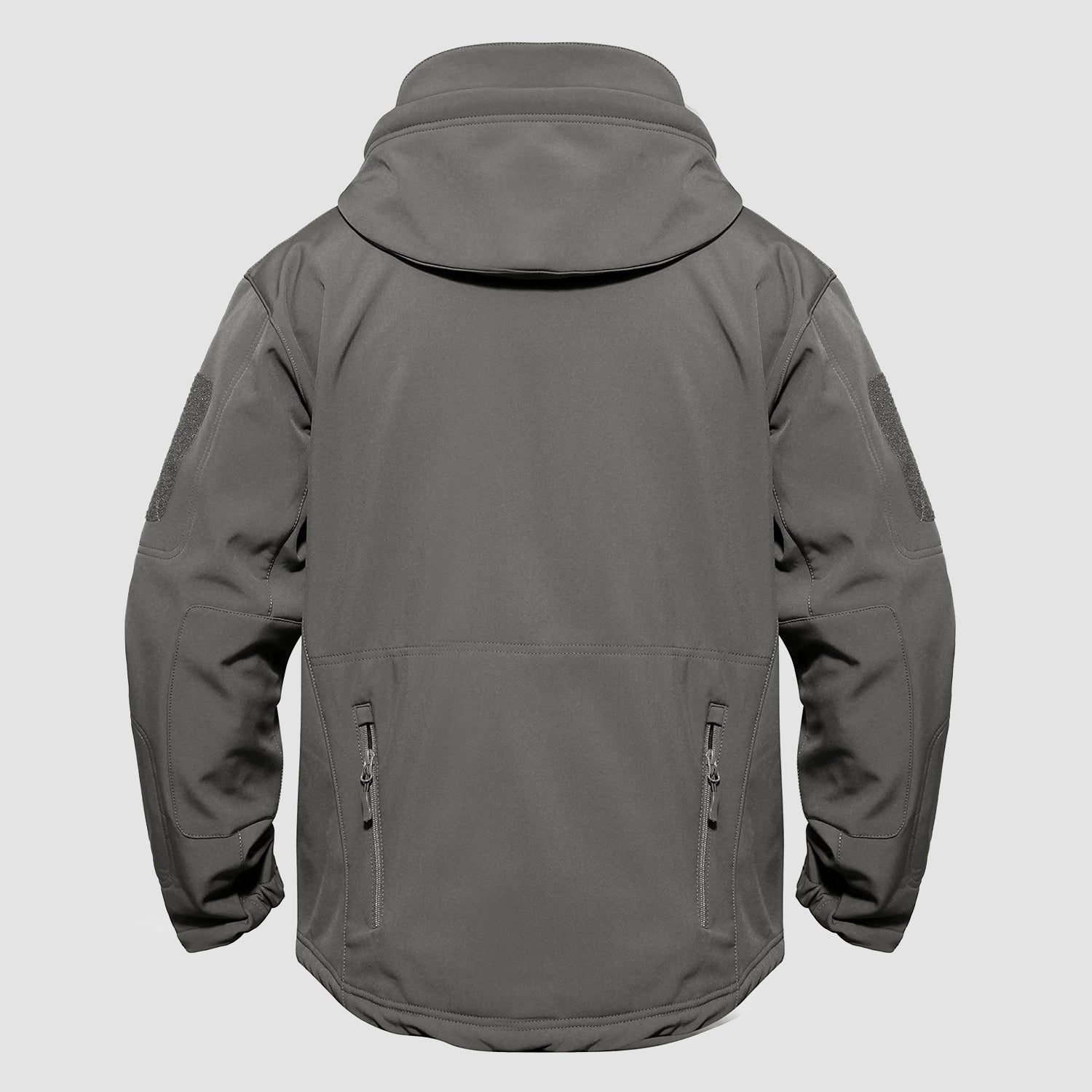 Men's Waterproof Fleece Jacket with Softshell Design, Multiple Pockets, Windproof and Breathable Winter Coat