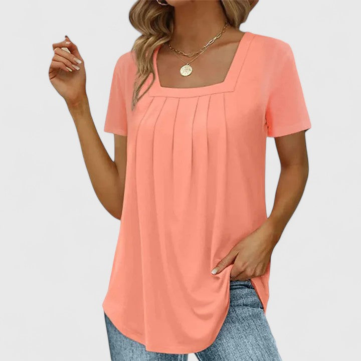 Mirelina Women's Elegant Summer Blouse | Lightweight, Stylish & Comfortable Top for Warm Weather Fashion