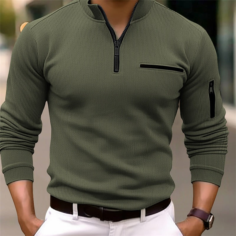 Jackson Long-Sleeve Zipper Shirt for Men | Stylish & Comfortable Casual Wear