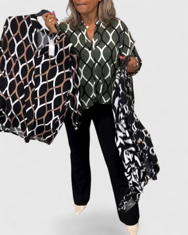 Ella | Elegant Women's Blouse - Stylish & Versatile Top for Any Occasion