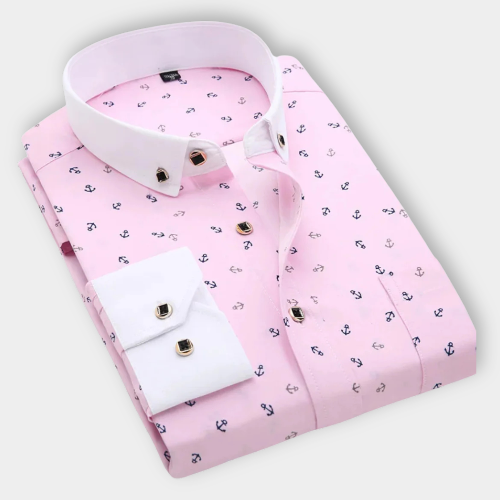 Men's Maritime Classic Shirt by Noel - Timeless Nautical Style, Perfect for Any Occasion