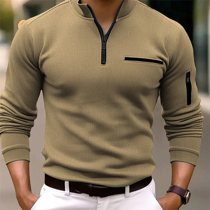 Jackson Long-Sleeve Zipper Shirt for Men | Stylish & Comfortable Casual Wear