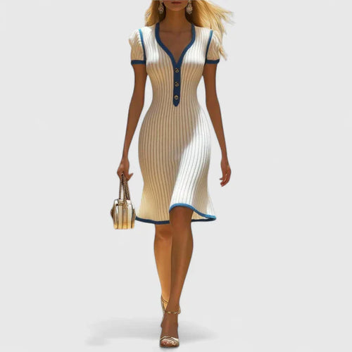 **Sophrynah Elegant Midi Dress - Chic & Timeless Women's Fashion for Any Occasion**