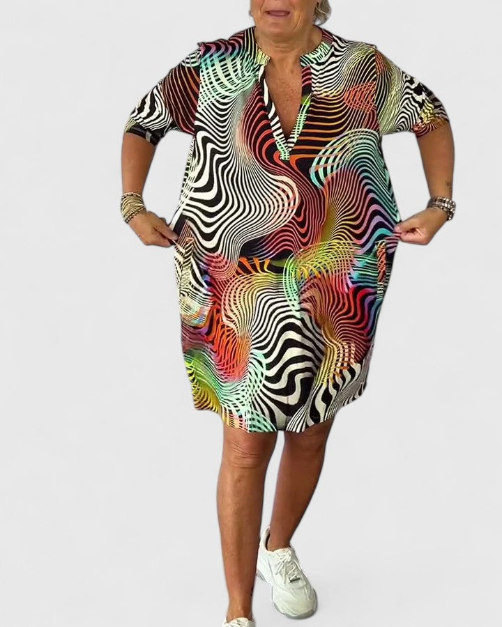 Helinae Sophisticated V-Neck Dress for Women | Elegant Evening Wear | Perfect for Parties & Special Occasions