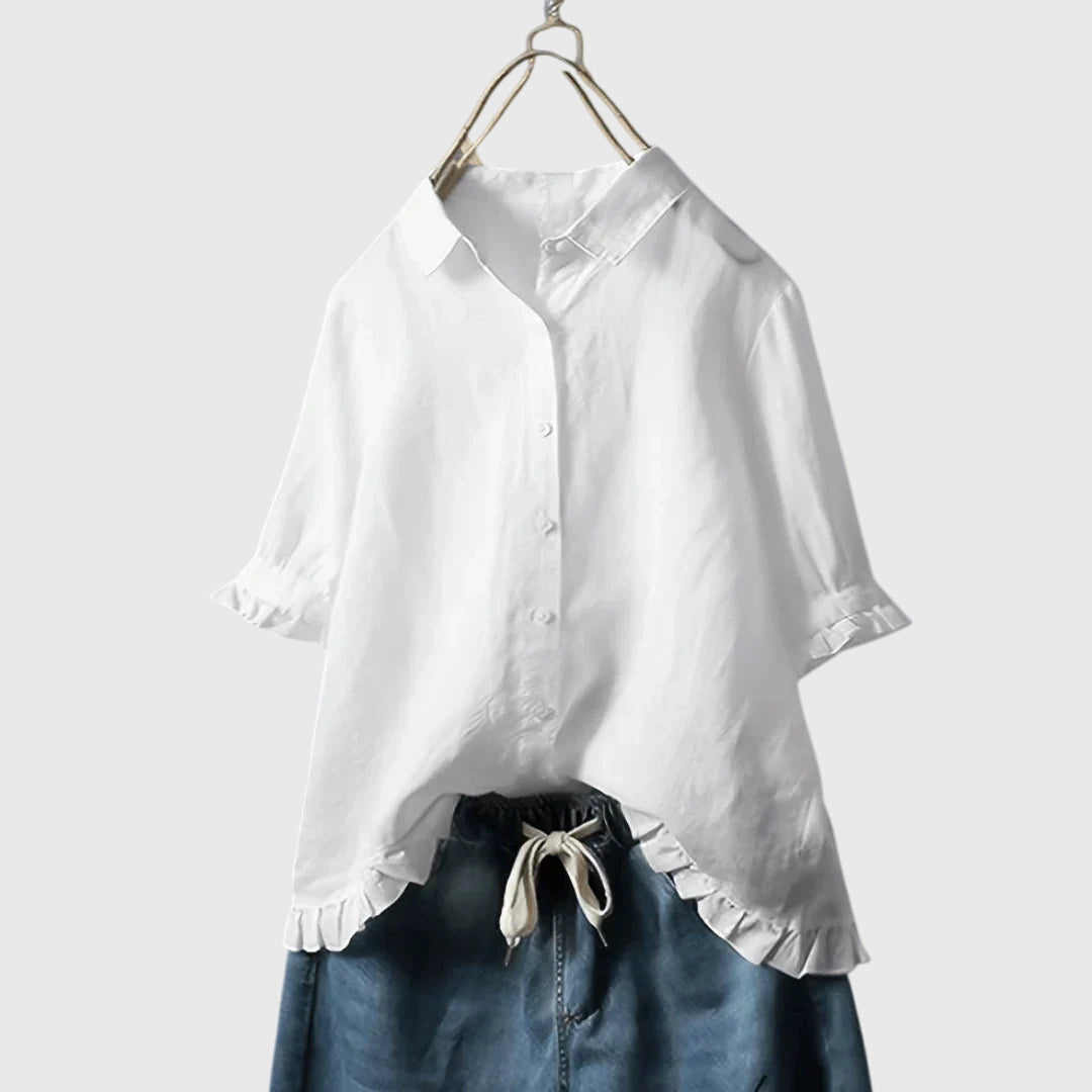 Pamela Elegant & Refined Women's Shirt - Stylish, Versatile Blouse for Any Occasion