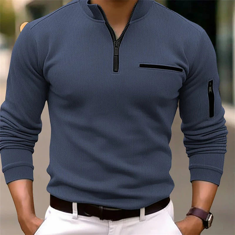 Jackson Long-Sleeve Zipper Shirt for Men | Stylish & Comfortable Casual Wear