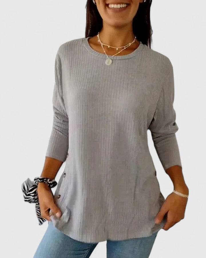 Elegant Megan Crew Top for Women - Stylish & Comfortable Fashion Tee