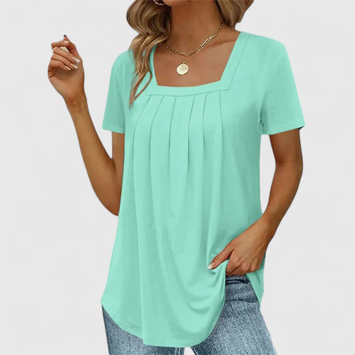 Lenabria Elegant Summer Blouse - Lightweight, Stylish Women's Top for Warm Weather Fashion