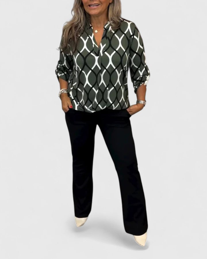 Ella | Elegant Women's Blouse - Stylish & Versatile Top for Any Occasion