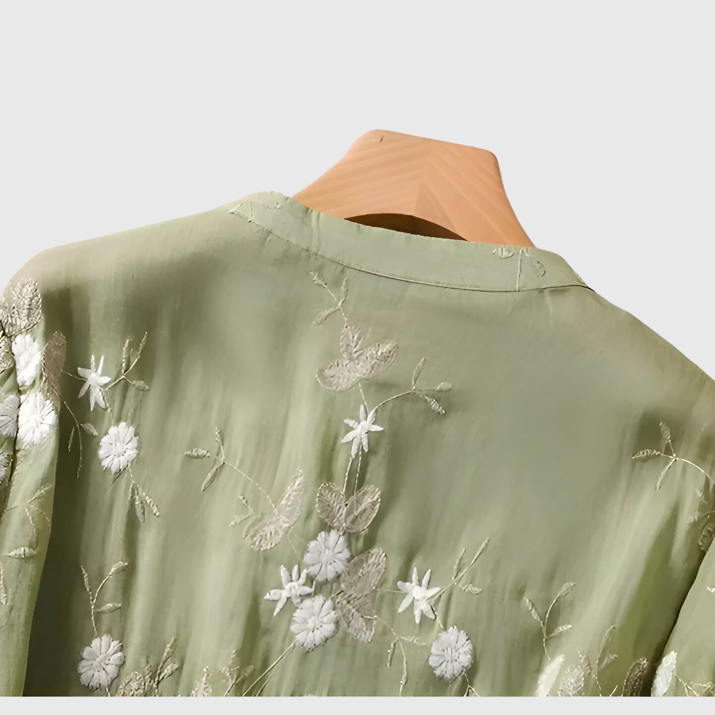 Elegant Nellie Top with Embroidered Floral Design - Stylish Women's Blouse