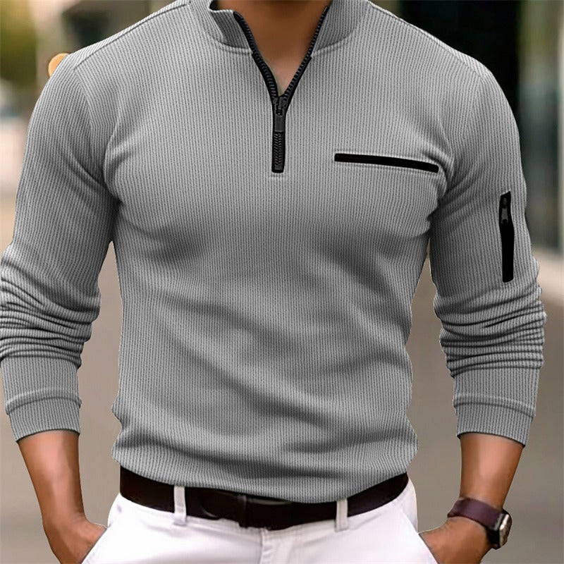 Jackson Long-Sleeve Zipper Shirt for Men | Stylish & Comfortable Casual Wear