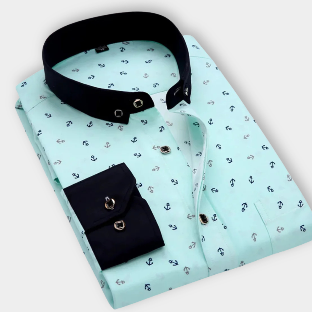 Men's Maritime Classic Shirt by Noel - Timeless Nautical Style, Perfect for Any Occasion