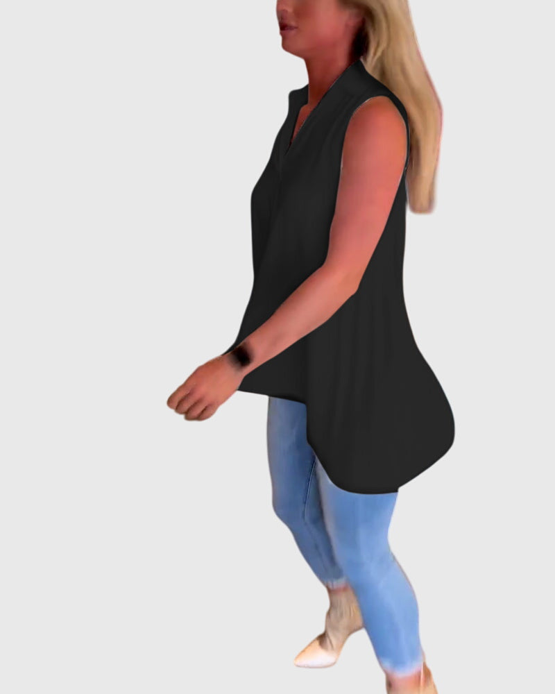 Lina Women's Sleeveless Top - Stylish & Comfortable Summer Blouse