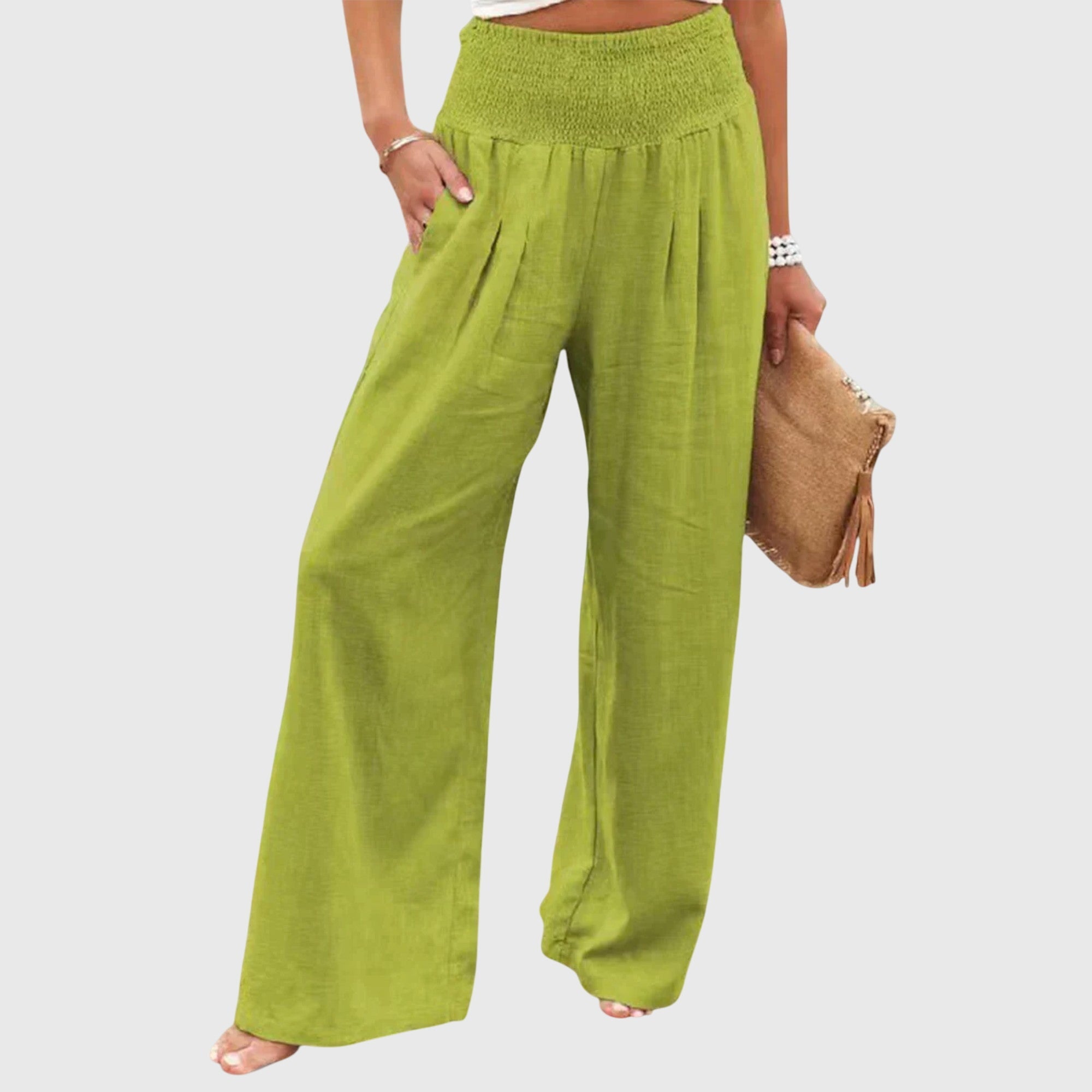 Julie Women's Airy Elegant Pants - Lightweight, Stylish & Comfortable Trousers for Any Occasion