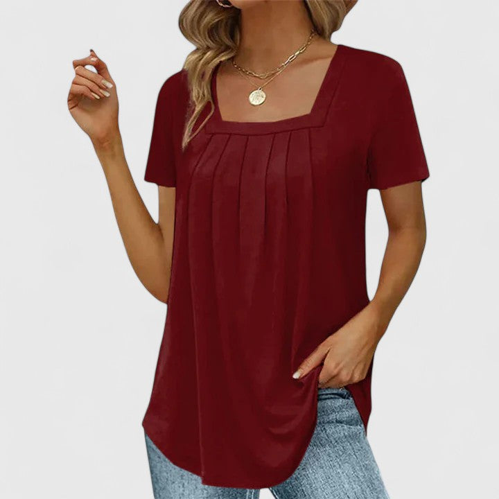 Mirelina Women's Elegant Summer Blouse | Lightweight, Stylish & Comfortable Top for Warm Weather Fashion