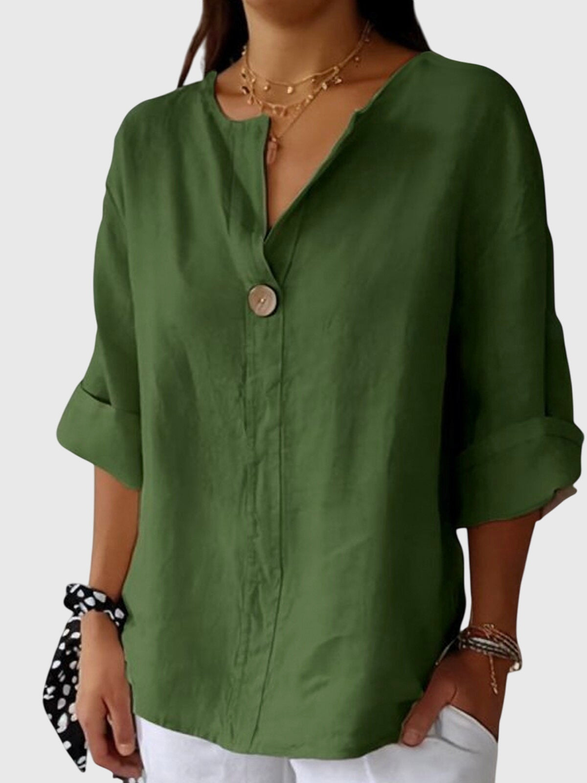 Gemma Chic Comfort Blouse - Stylish & Cozy Women's Top for Everyday Wear