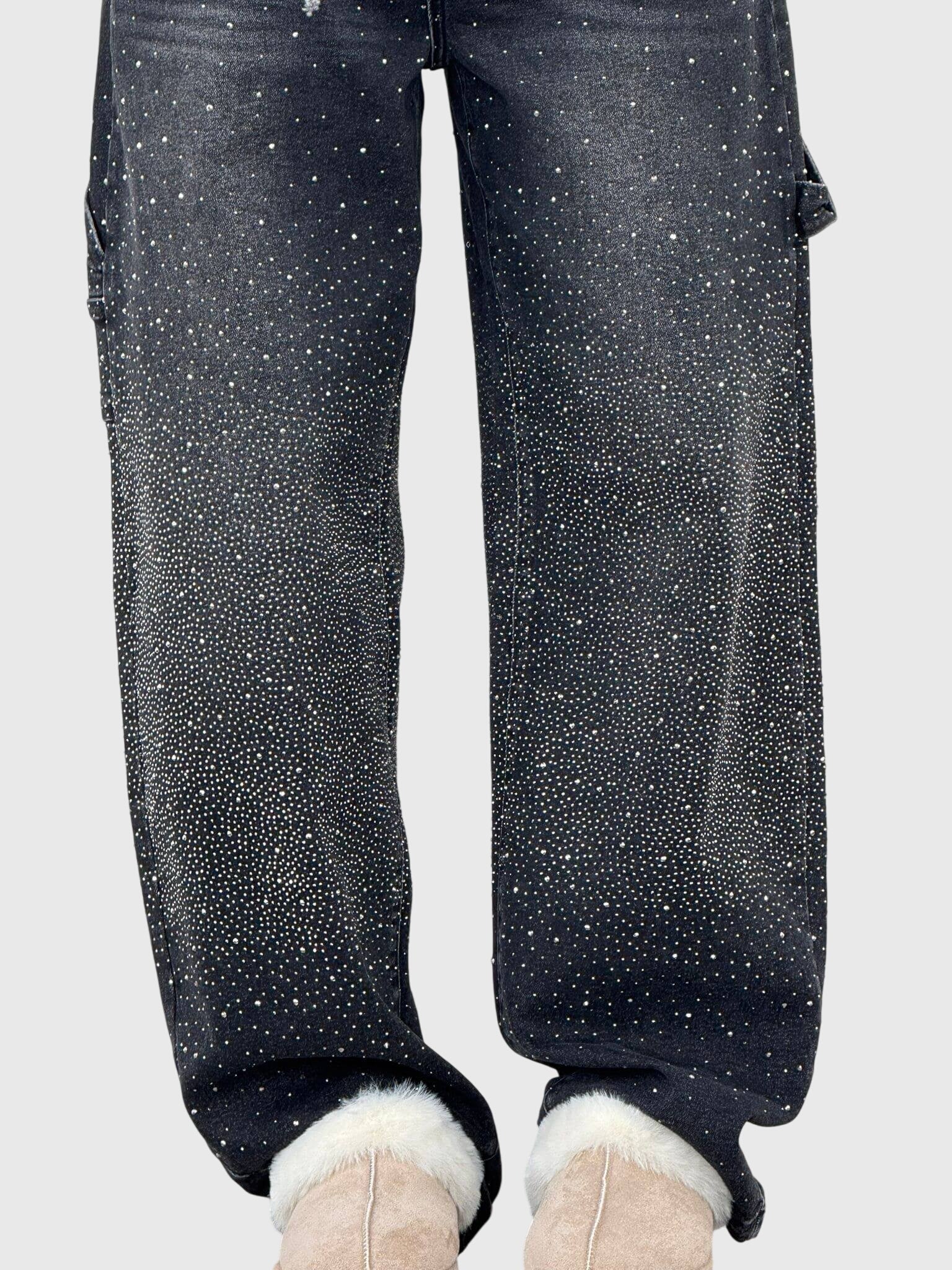 Stella Diamond-Embellished Pants for Women | Stylish & Comfortable Fashion Trousers