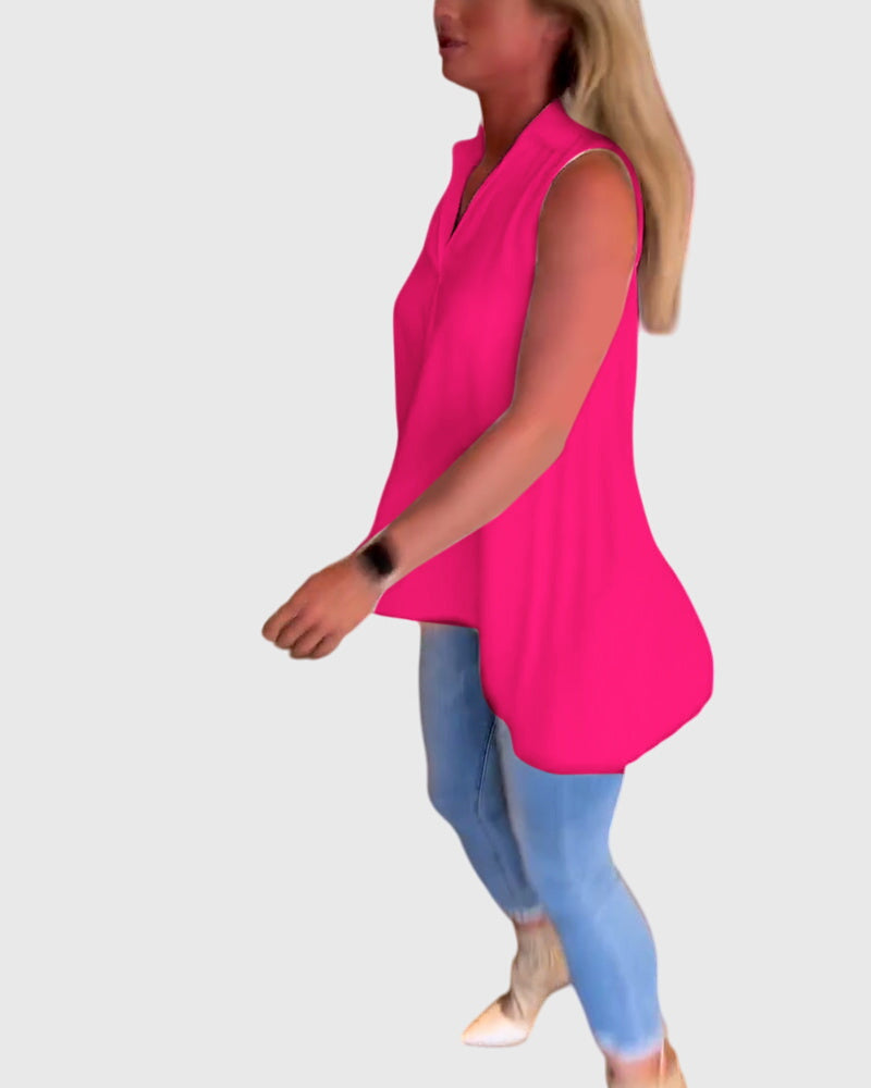 Lina Women's Sleeveless Top - Stylish & Comfortable Summer Blouse