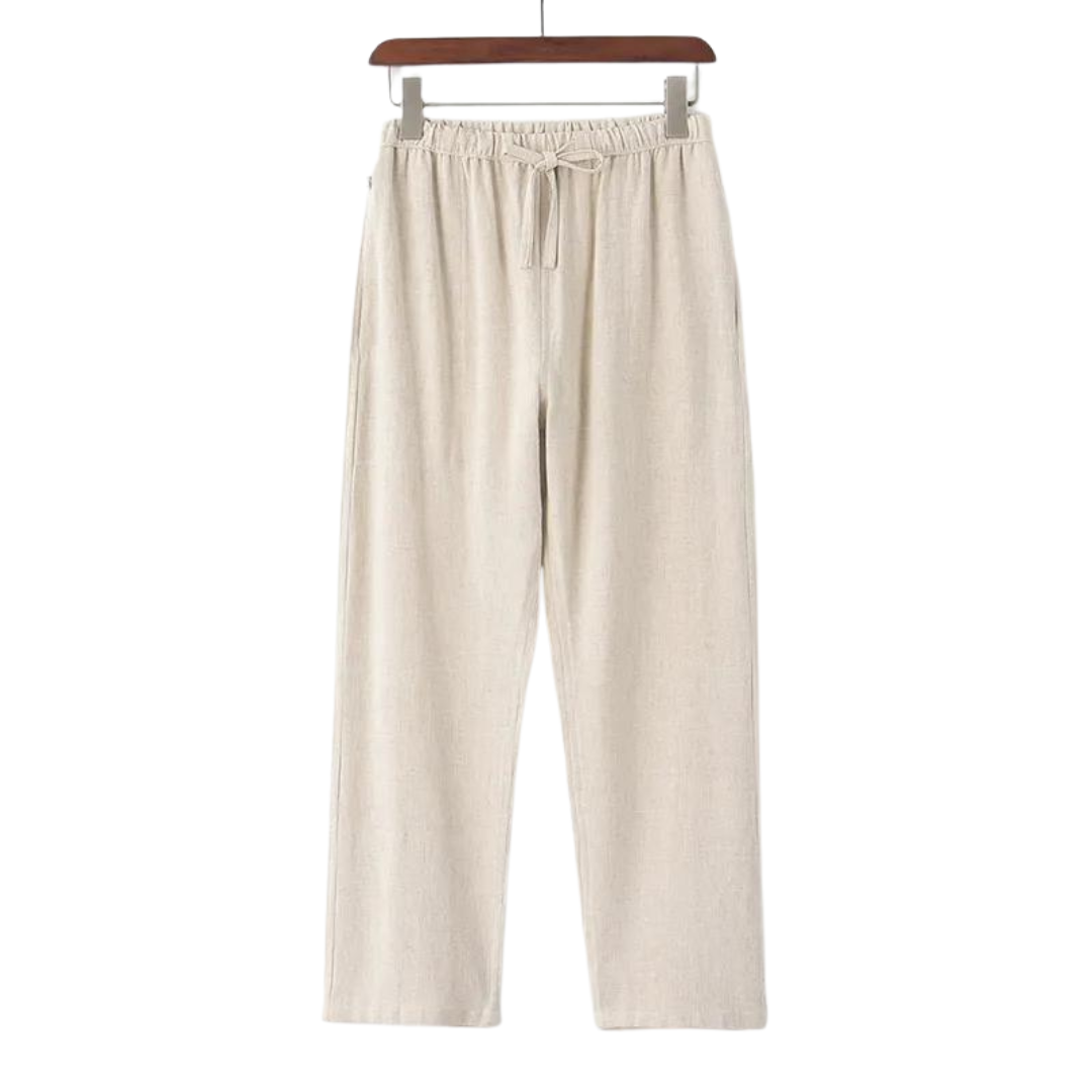 Jonathan Men's Linen Pants - Lightweight, Breathable Summer Trousers for Comfort & Style
