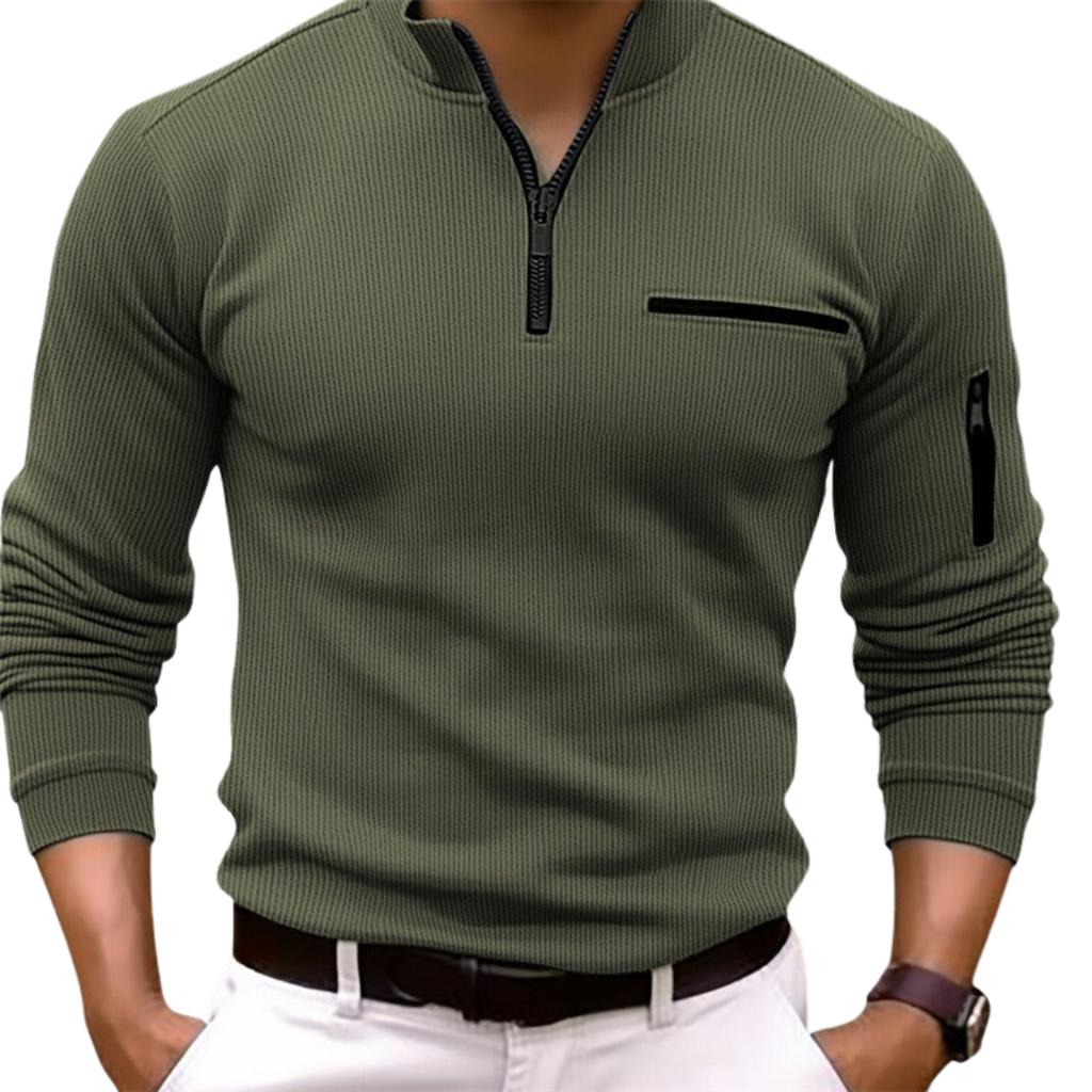 Jackson Long-Sleeve Zipper Shirt for Men | Stylish & Comfortable Casual Wear