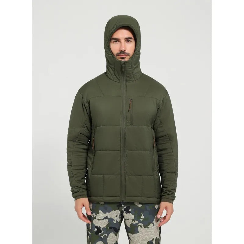 Men's Lightweight Waterproof Insulated Jacket – Nylon 66 Fabric for Outdoor Activities, Comfortable Fit, Ideal for Winter