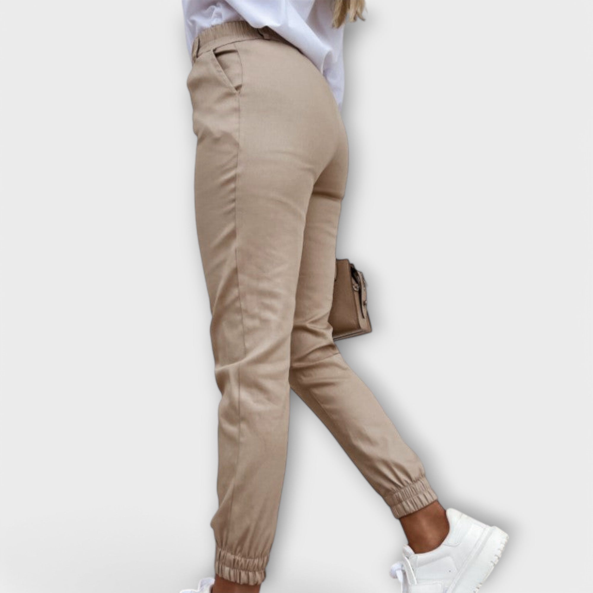 Melania Women's Stretch Comfort Pants - Stylish & Versatile Fit for Everyday Wear