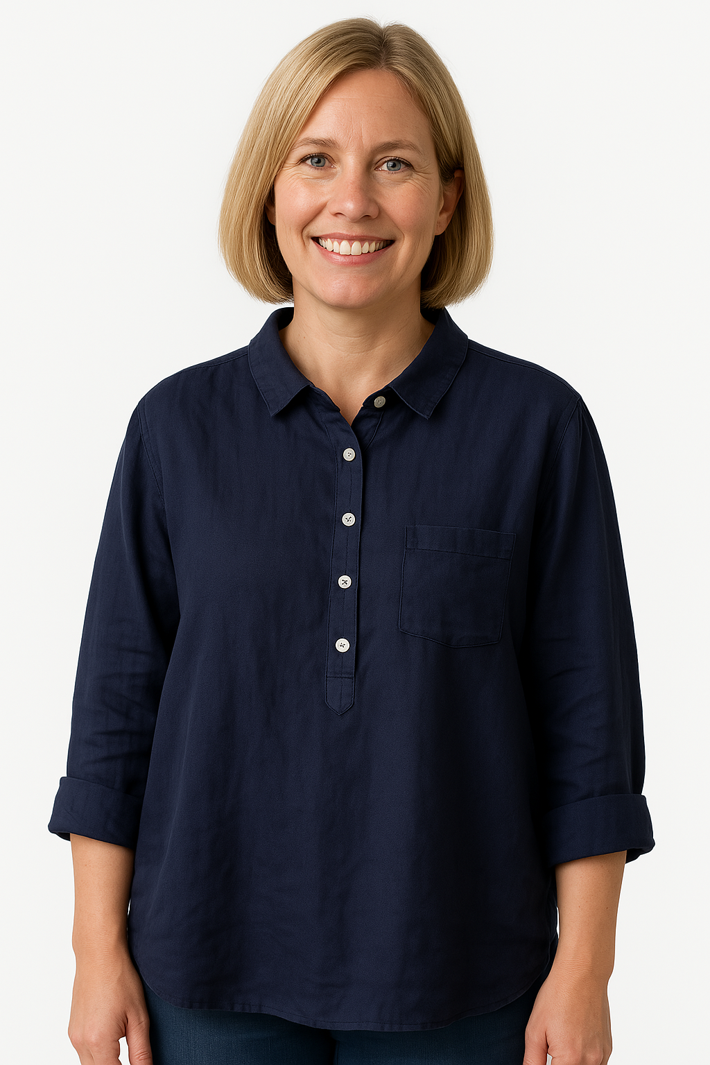 Enhanced Product Title: "Naja Women's Blouse - Stylish & Comfortable Fashion Top for Every Occasion" 

This title includes keywords that potential customers might search for, such as "women's blouse," "stylish," and "comfortable," while also highlighting