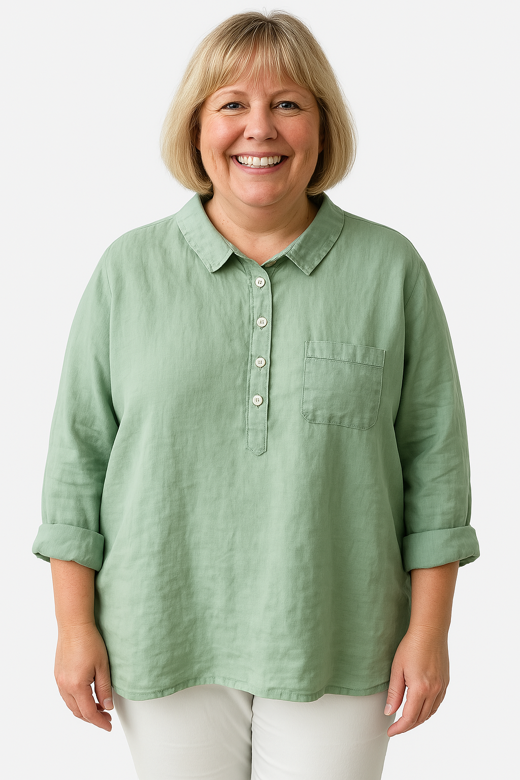 Enhanced Product Title: "Naja Women's Blouse - Stylish & Comfortable Fashion Top for Every Occasion" 

This title includes keywords that potential customers might search for, such as "women's blouse," "stylish," and "comfortable," while also highlighting