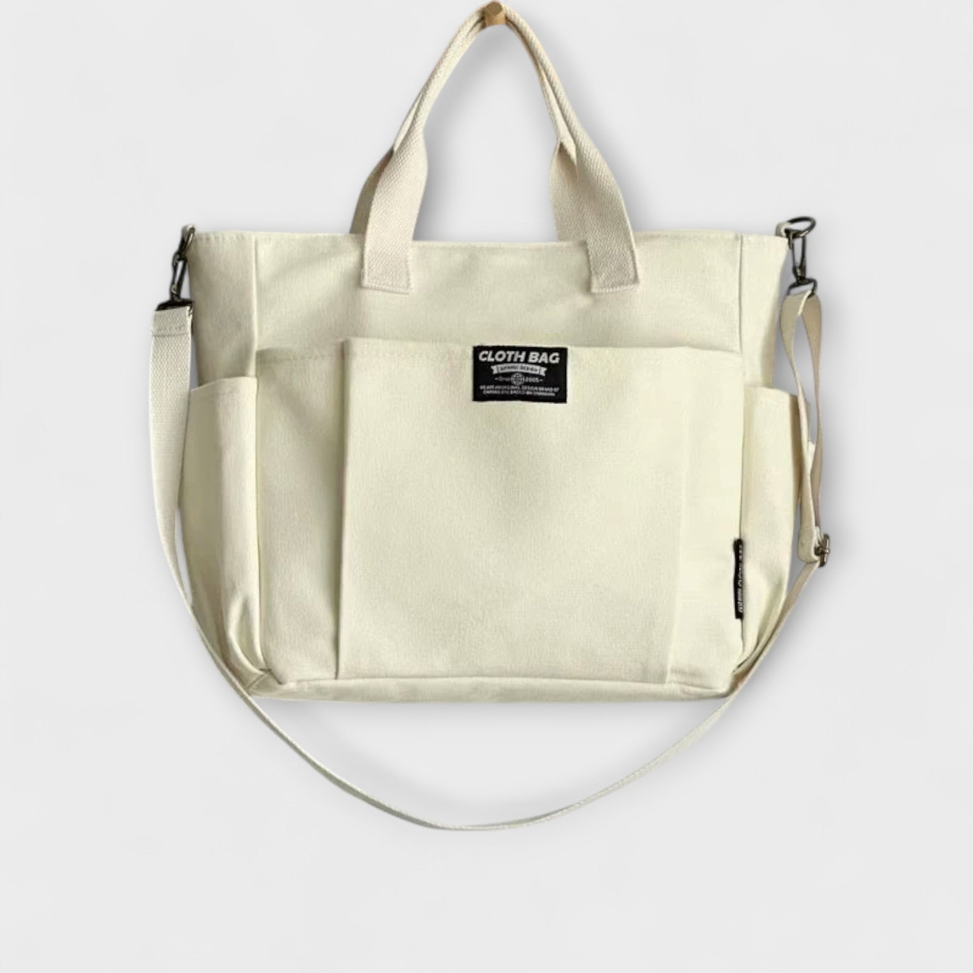 Olivia Minimalist Canvas Tote Bag - Stylish, Durable & Eco-Friendly Everyday Carryall