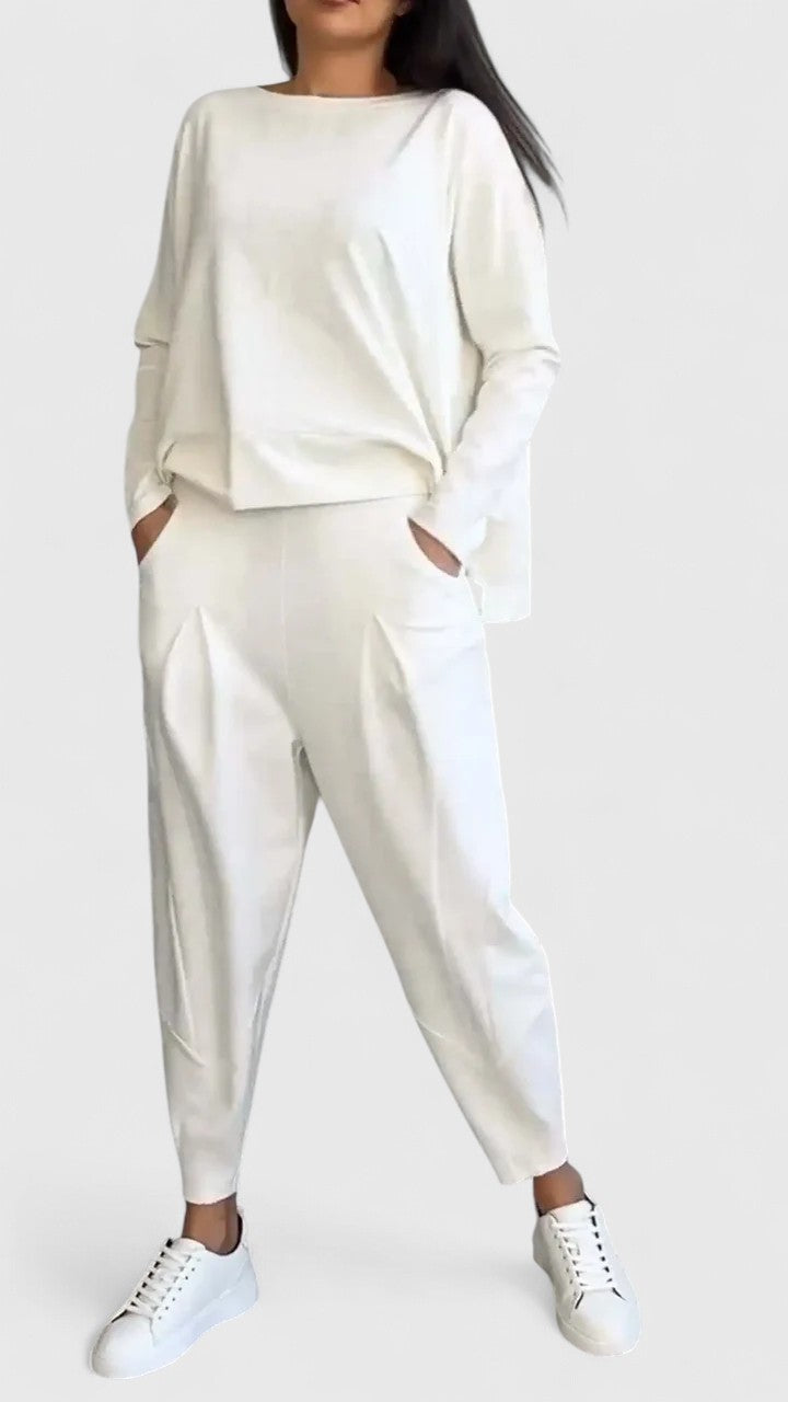 Stylish Ingrid Two-Piece Set | Ultra-Comfortable & Versatile Outfit for Everyday Wear