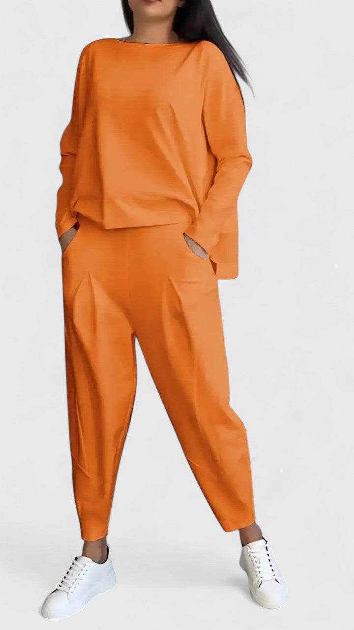 Stylish Ingrid Two-Piece Set | Ultra-Comfortable & Versatile Outfit for Everyday Wear