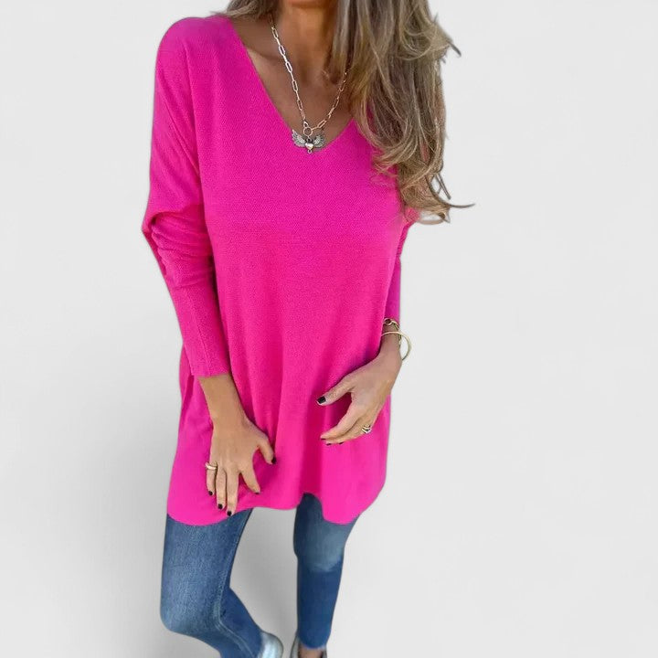 Taurenya Women's Comfortable Casual Top - Soft, Stylish & Versatile Everyday Wear