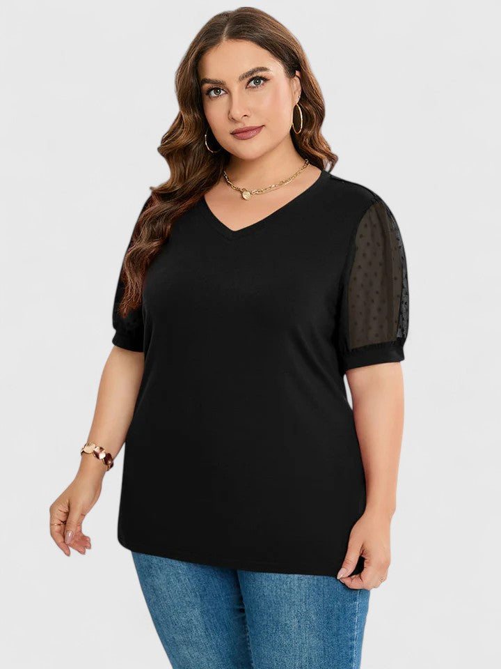 Sofrenia Women's Comfortable V-Neck Top - Soft Fabric, Stylish Design, Perfect for Everyday Wear