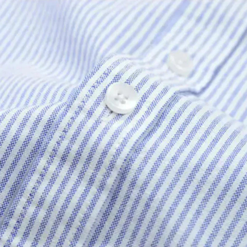 Devon Modern Striped Cotton Shirt for Men | Stylish Casual Wear | Breathable Fabric