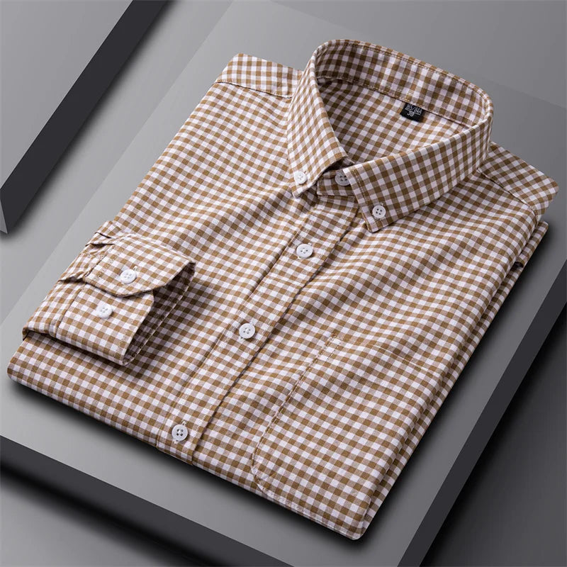 Adrian Classic Oxford Button-Up Shirt for Men | Timeless Style & Comfort