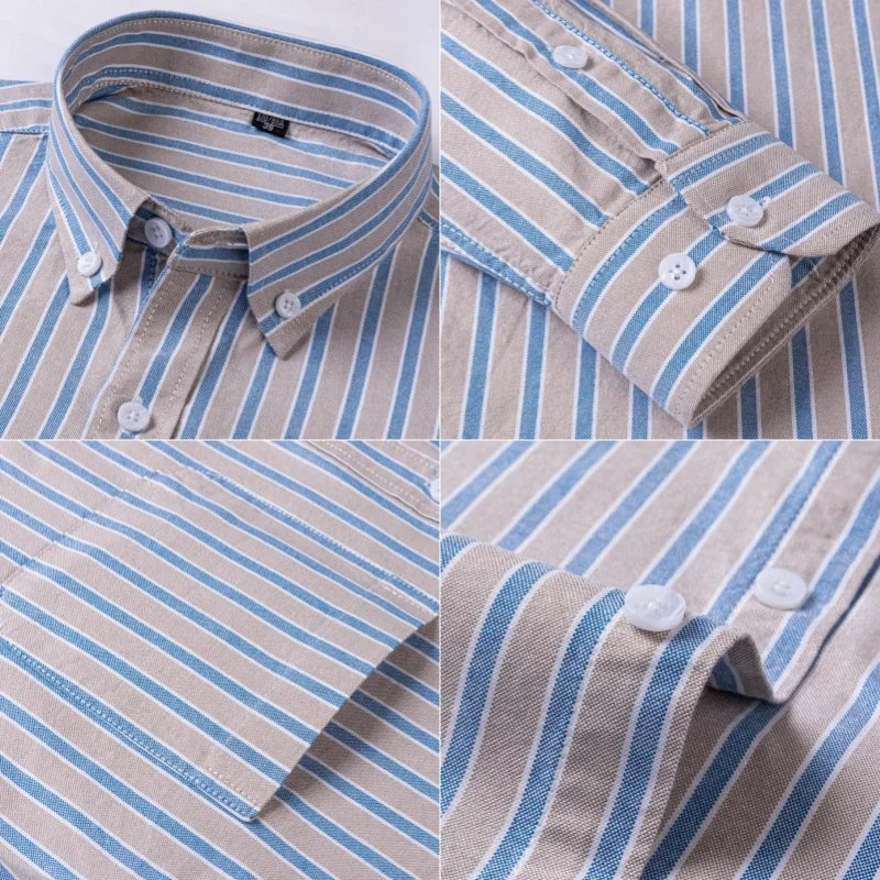 Adrian Classic Oxford Button-Up Shirt for Men | Timeless Style & Comfort