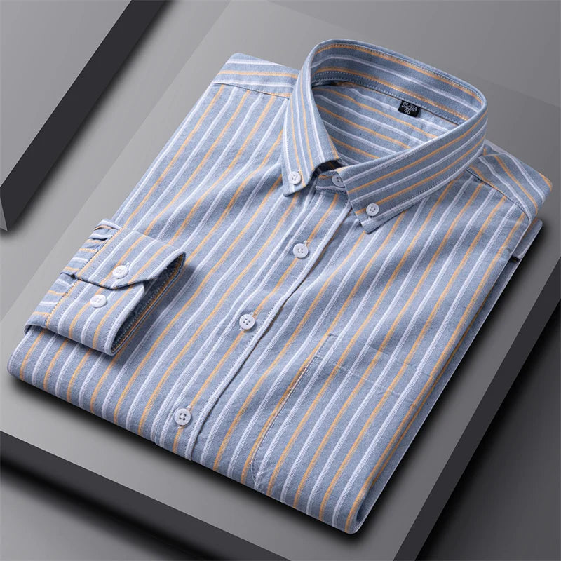 Adrian Classic Oxford Button-Up Shirt for Men | Timeless Style & Comfort