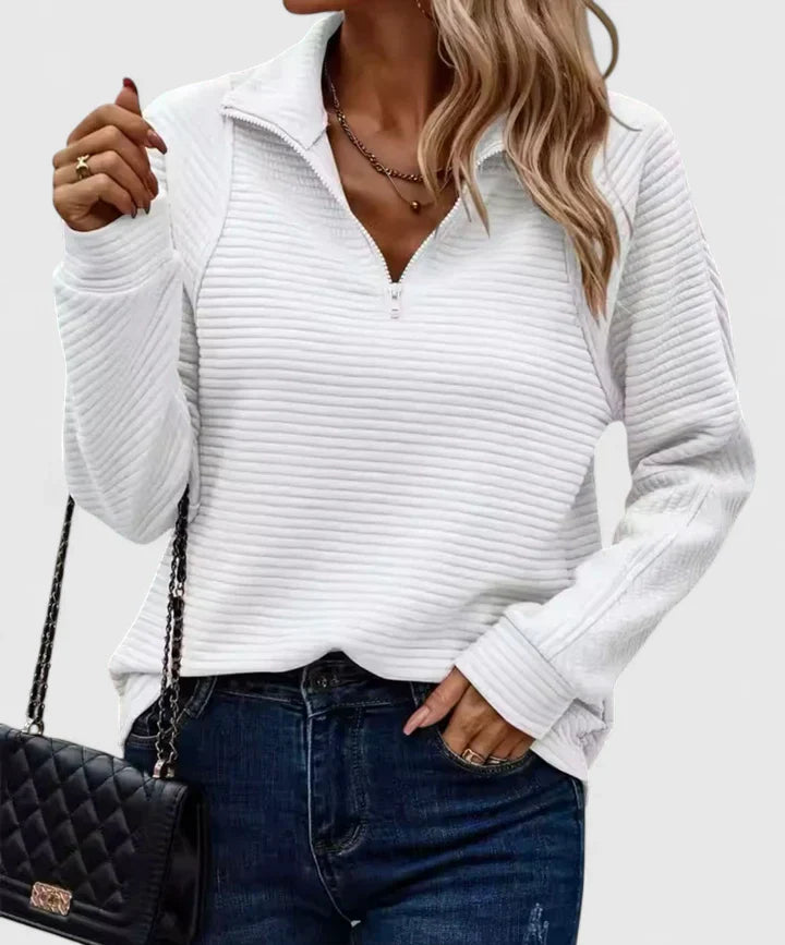 Korynne Sophisticated Women's Sweater - Elegant Knitwear for Stylish Comfort