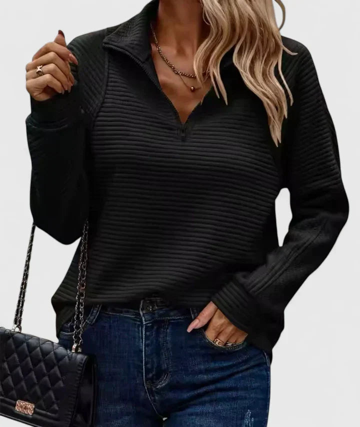 Korynne Sophisticated Women's Sweater - Elegant Knitwear for Stylish Comfort