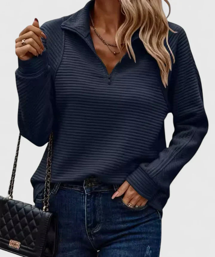 Korynne Sophisticated Women's Sweater - Elegant Knitwear for Stylish Comfort