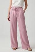 Caroline Women's Casual Palazzo Trousers - Comfortable Drawstring Waist & Side Pockets for Effortless Style