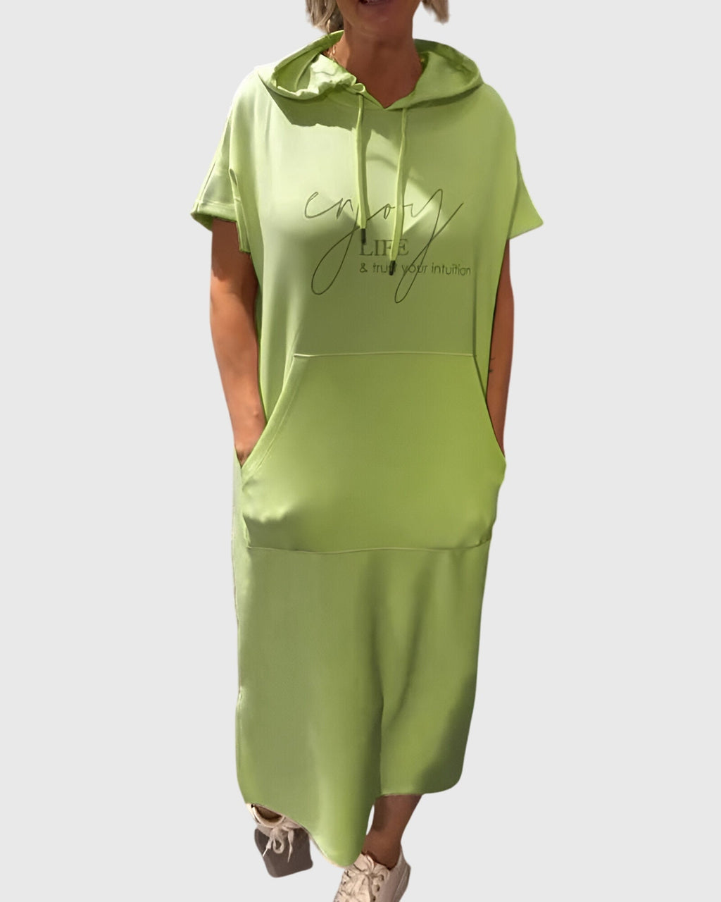 Stylish Marlowe Casual Hoodie Dress for Women - Comfortable & Versatile Fashion