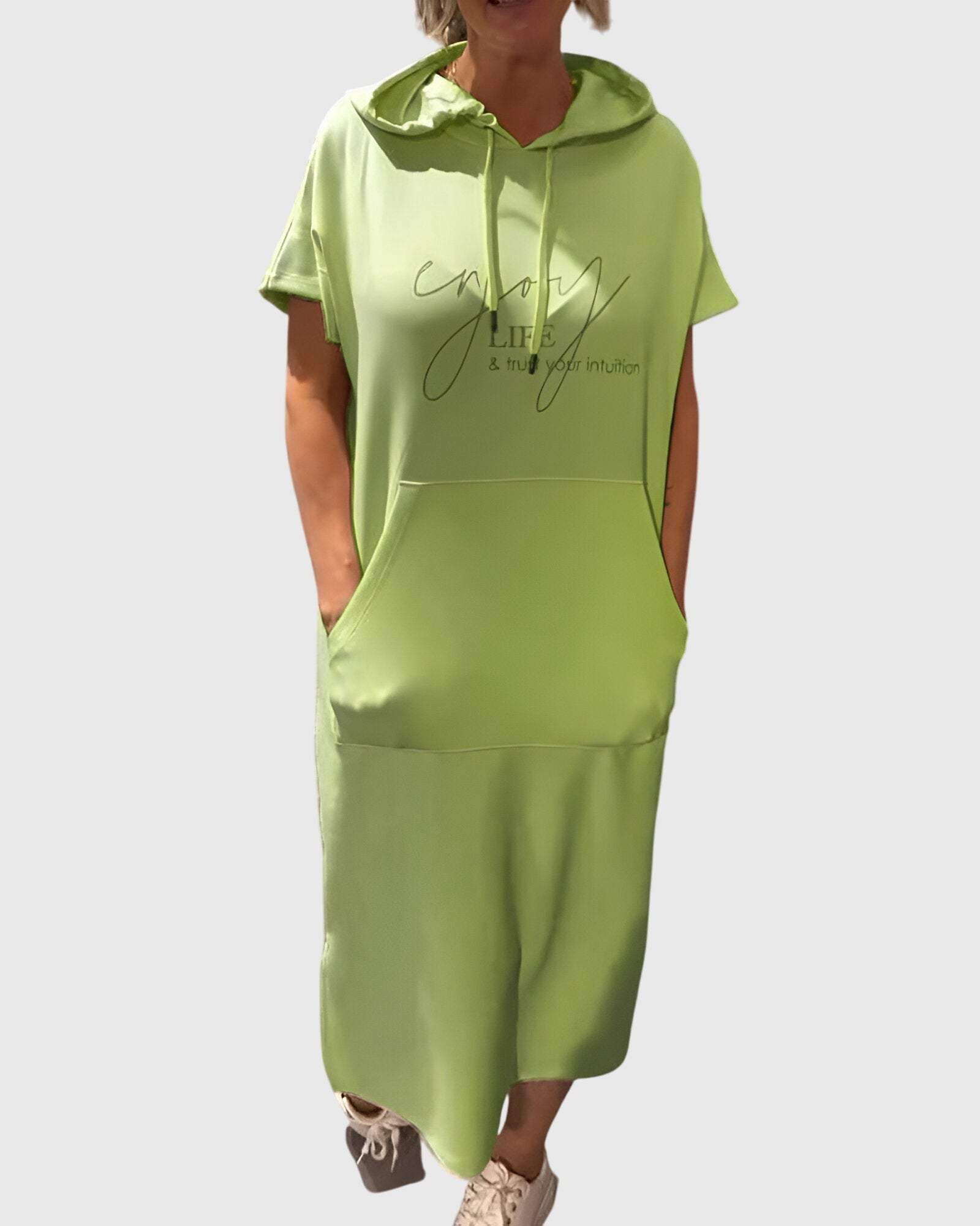 Stylish Marlowe Casual Hoodie Dress for Women - Comfortable & Versatile Fashion