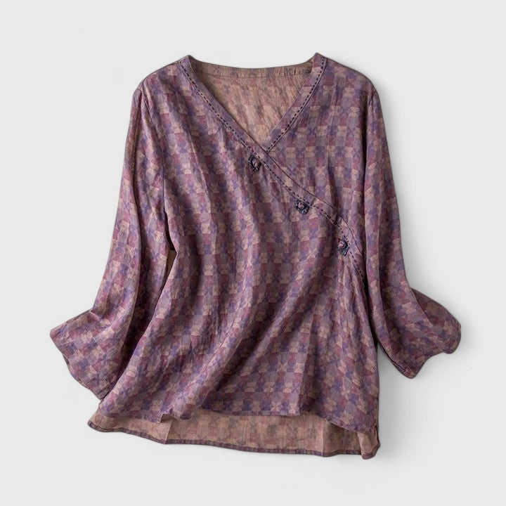 Solene Women's Comfortable Blouse - Soft Fabric, Stylish Design, Perfect for Everyday Wear