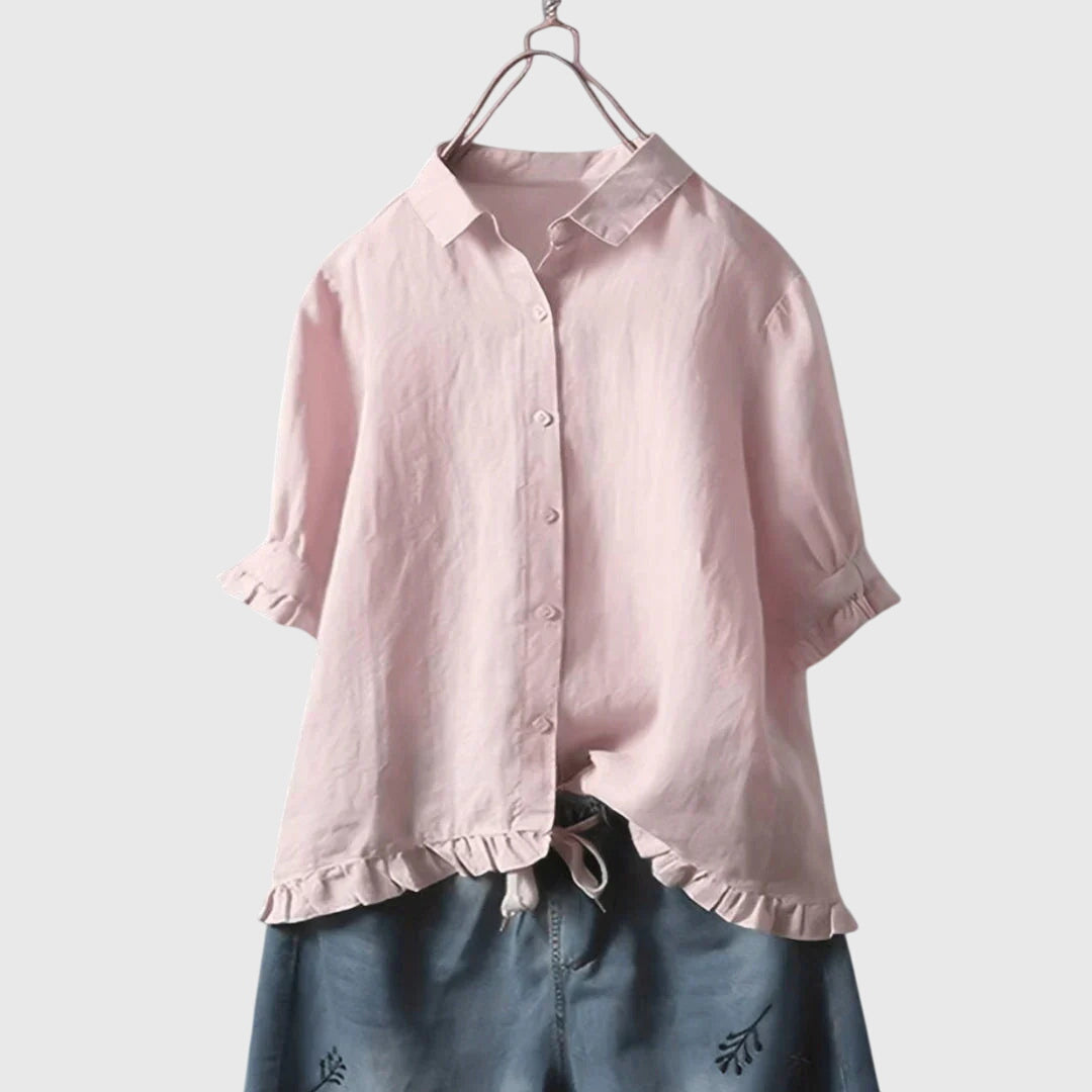 Pamela Elegant & Refined Women's Shirt - Stylish, Versatile Blouse for Any Occasion