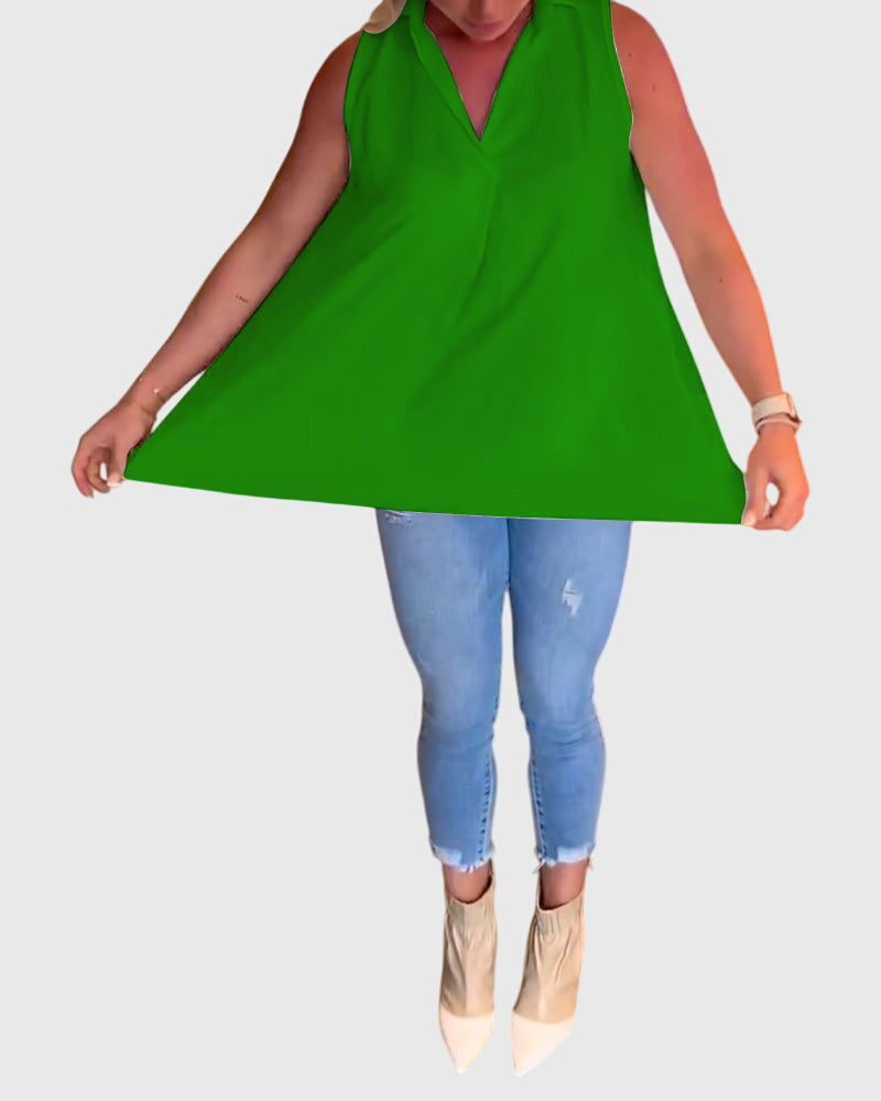 Lina Women's Sleeveless Top - Stylish & Comfortable Summer Blouse