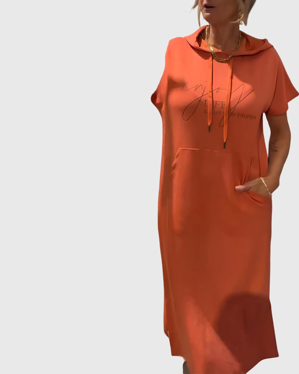 Stylish Marlowe Casual Hoodie Dress for Women - Comfortable & Versatile Fashion