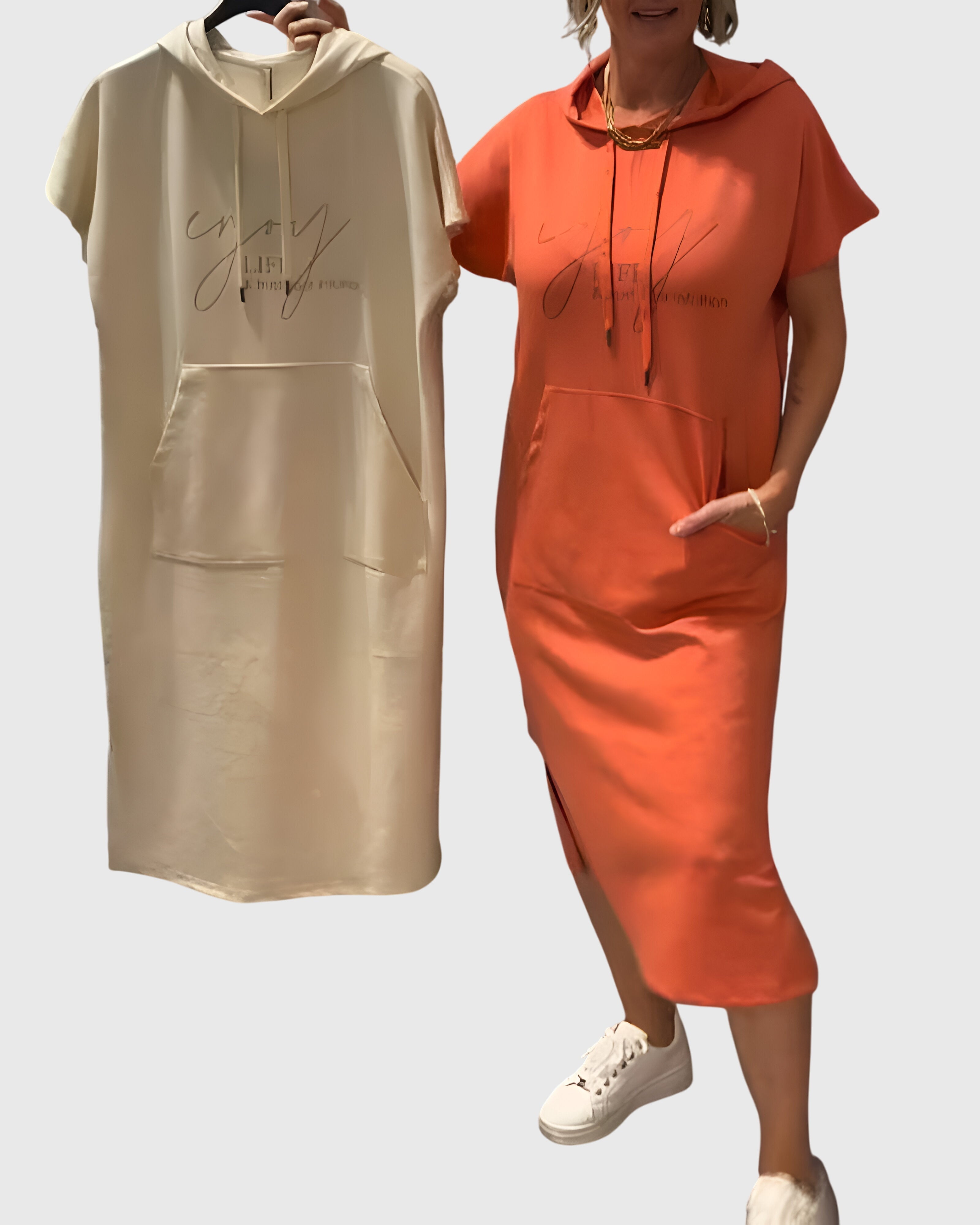 Stylish Marlowe Casual Hoodie Dress for Women - Comfortable & Versatile Fashion